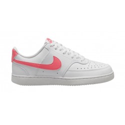 Nike Court Vision Low Deportivo Mujer Blanco-Rosa.