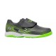Joma Gol jr. Gris Zapatilla Futbol Sala Con Velcro Niño-Niña.