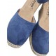 Sandalia Mujer Valenciana Cuña Jeans. Amarpies