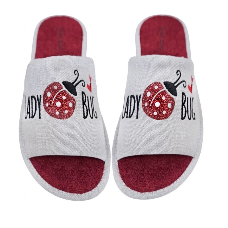 Zapatilla Mujer Verano De Casa "Lady Mariquitas" . Garzon