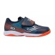Joma Gol jr. Marino Zapatilla Futbol Sala Con Velcro Niño-Niña.