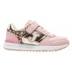 Deportivo Niño Tornado Jr Con Velcro Y Cordón Elástico Rosa. Joma