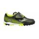 Joma Gol jr. Negro Zapatilla Futbol Sala Suela Turf Con Velcro Niño-Niña.