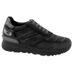 Deportivo Codones Elásticos Confort Cuña Gris. Amarpies