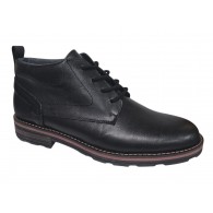 Botín Moda Hombre Piel Negro. Dj Santa