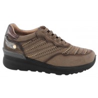Deportivo Codones Elásticos Confort Cuña Taupe. Amarpies