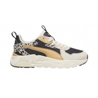 Puma Trinity Lite Animal Sneakers Mujer Beig Deportivo Casual