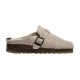 Zueco Bio de Mujer Fieltro Plantilla Confort Invierno Beig. Marpen
