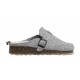 Zueco Bio de Mujer Fieltro Plantilla Confort Invierno Gris. Marpen