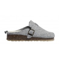 Zueco Bio de Mujer Fieltro Plantilla Confort Invierno Gris. Marpen