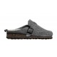 Zueco Bio Hombre Fieltro Plantilla Confort Invierno Gris. Marpen