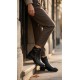 Bota Mujer Confort Tacón Negro. Amarpies