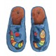 Zapatillas de Mujer Confort Invierno "Gusano Love".Marpen
