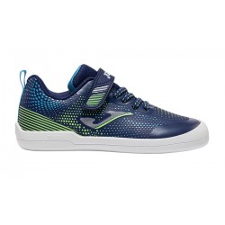 Deportivo Niño Horizon Jr Barefoot Con Velcro Y Cordón Elástico Marino. Joma