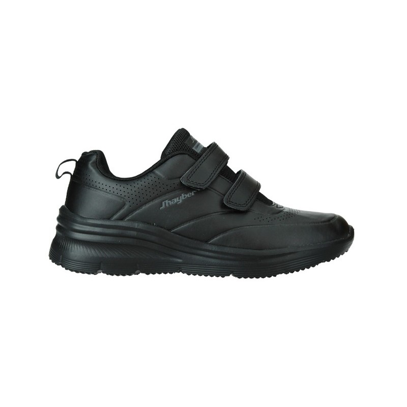 Zapatillas Deportiva Mujer Velcro Confort Negro de J'hayber