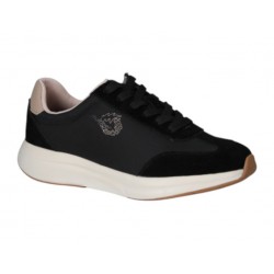 Zapatilla Deportiva Mujer Casual Confort Negro. J'hayber