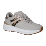 Zapatilla Deportiva Mujer Sneakers Confort Beig. J'hayber