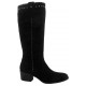 Bota Caña Alta Moda Cowboy Mujer Tacón Negro. Amarpies