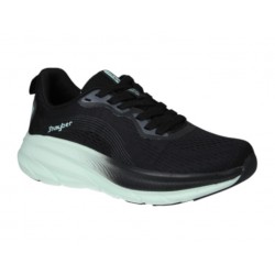 Zapatilla Deportiva Mujer Horma Relax Negro. J'hayber