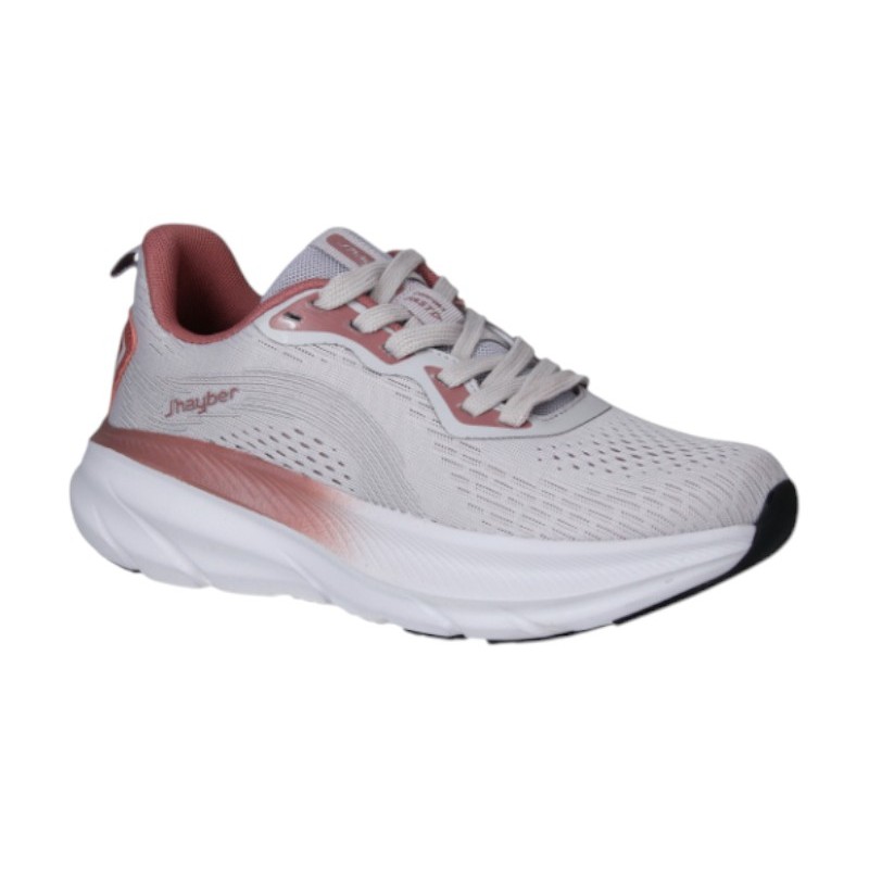 Zapatilla Deportiva Mujer Horma Relax Silver. J'hayber