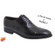 Zapato Hombre Confort Piel Negro. Almansa
