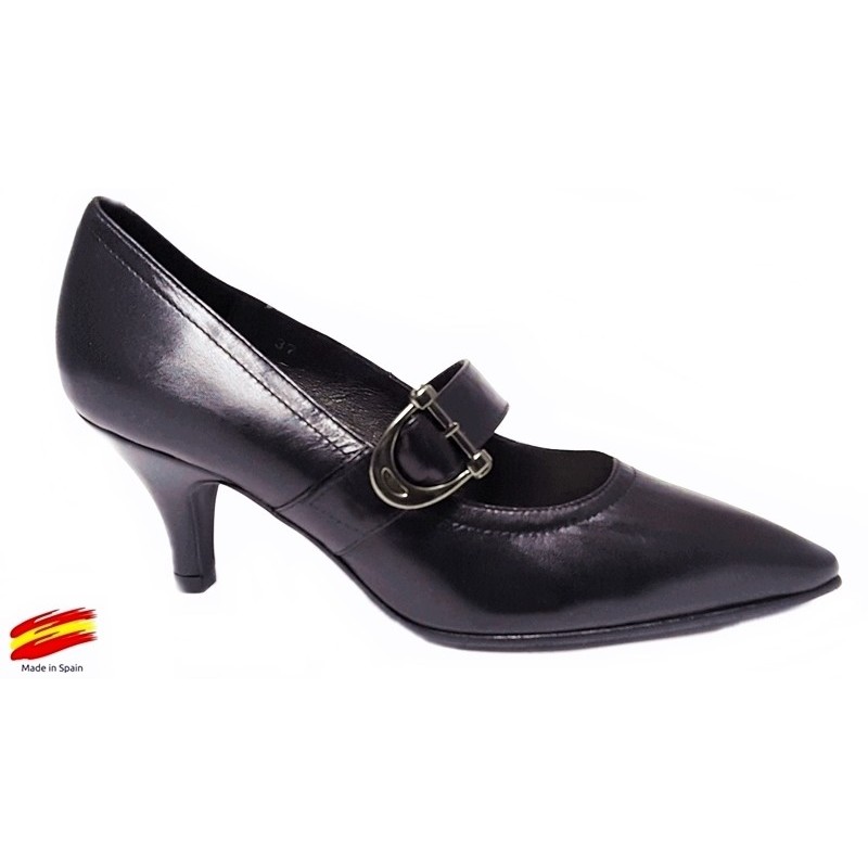 Están deprimidos obra maestra Secretario Zapato Mujer Ancho Especial En Piel. Sanapie - Ziwi Shoes