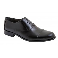 Zapato Hombre-Novio Elegante- Clásico Para Traje Piel Negro.